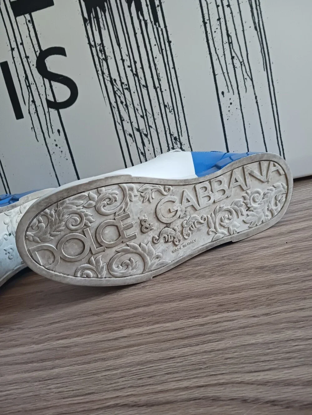 Dolce & Gabbana Portofino Two -Tone Sneakers Size 6